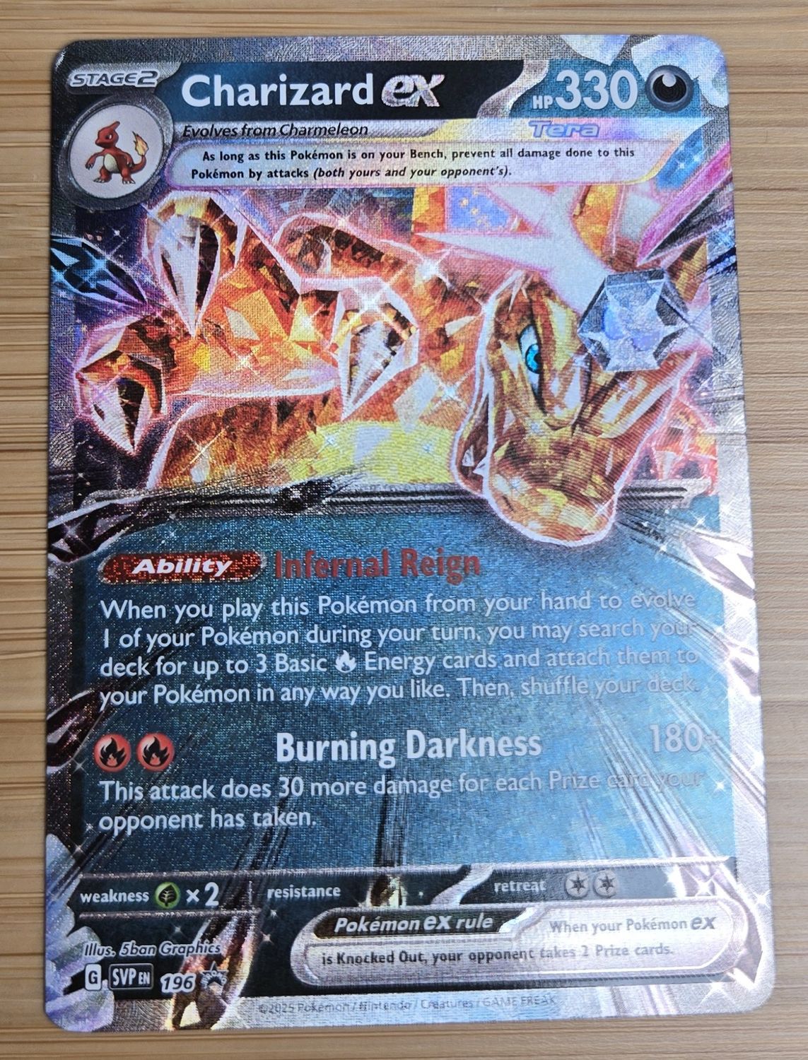 Charizard EX - Scarlet and Violet PROMO - 196 - NM