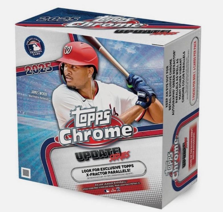 2025 Topps Chrome Update Series Mega Box