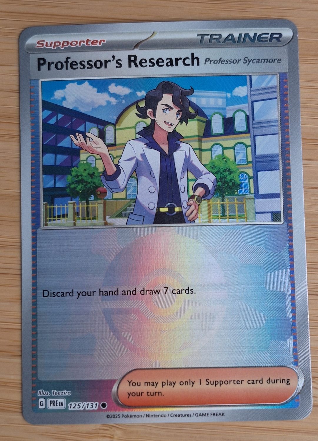 Professor's Research - 125/131 - Prismatic Evolution - NM - (BALL)