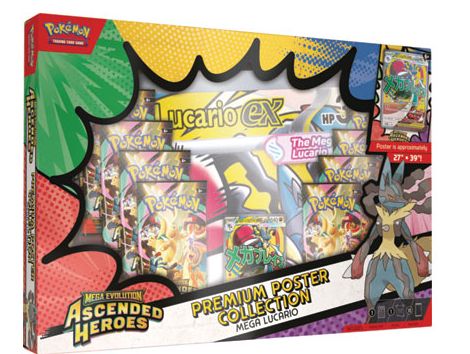 Pokémon - Ascend Heroes - Premium Poster Collection - Pré-commande Pokémon - Ascend Heroes - Premium Poster Collection - Pré-commande, Model: Lucario Ex