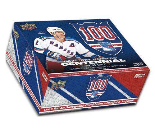 2025-26 Upper Deck New York Rangers Centennial Box Set