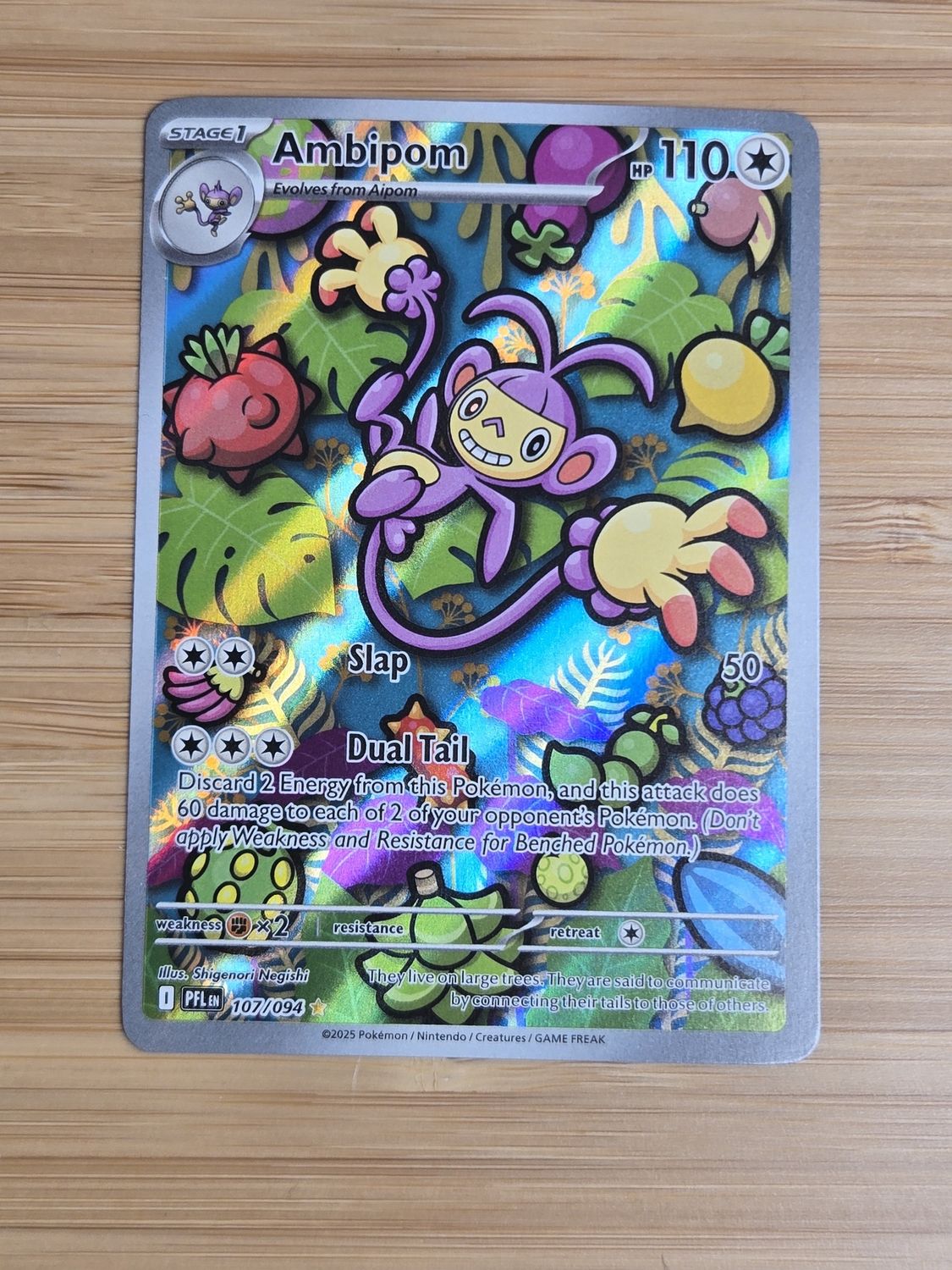 Ambipom - 107/094 - Phantasmal Flames - NM