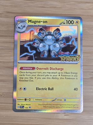 Magneton - 153 - Promo STAMP - Surging Sparks -LP Magneton - 153 - Promo STAMP - Surging Sparks -LP