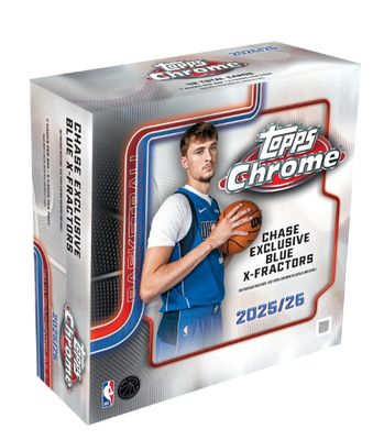 2025-26 Topps Chrome Basketball Mega Box