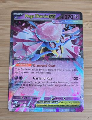 Mega Diancie ex - 041/094 - Phantasmal Flames - NM Mega Diancie ex - 041/094 - Phantasmal Flames - NM