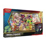 Pokémon TCG : Mega Zygarde ex Premium Collection (1 carte promo, 1 carte à grille de lentilles surdimensionnée, 1 autocollant Tech, 8 boosters