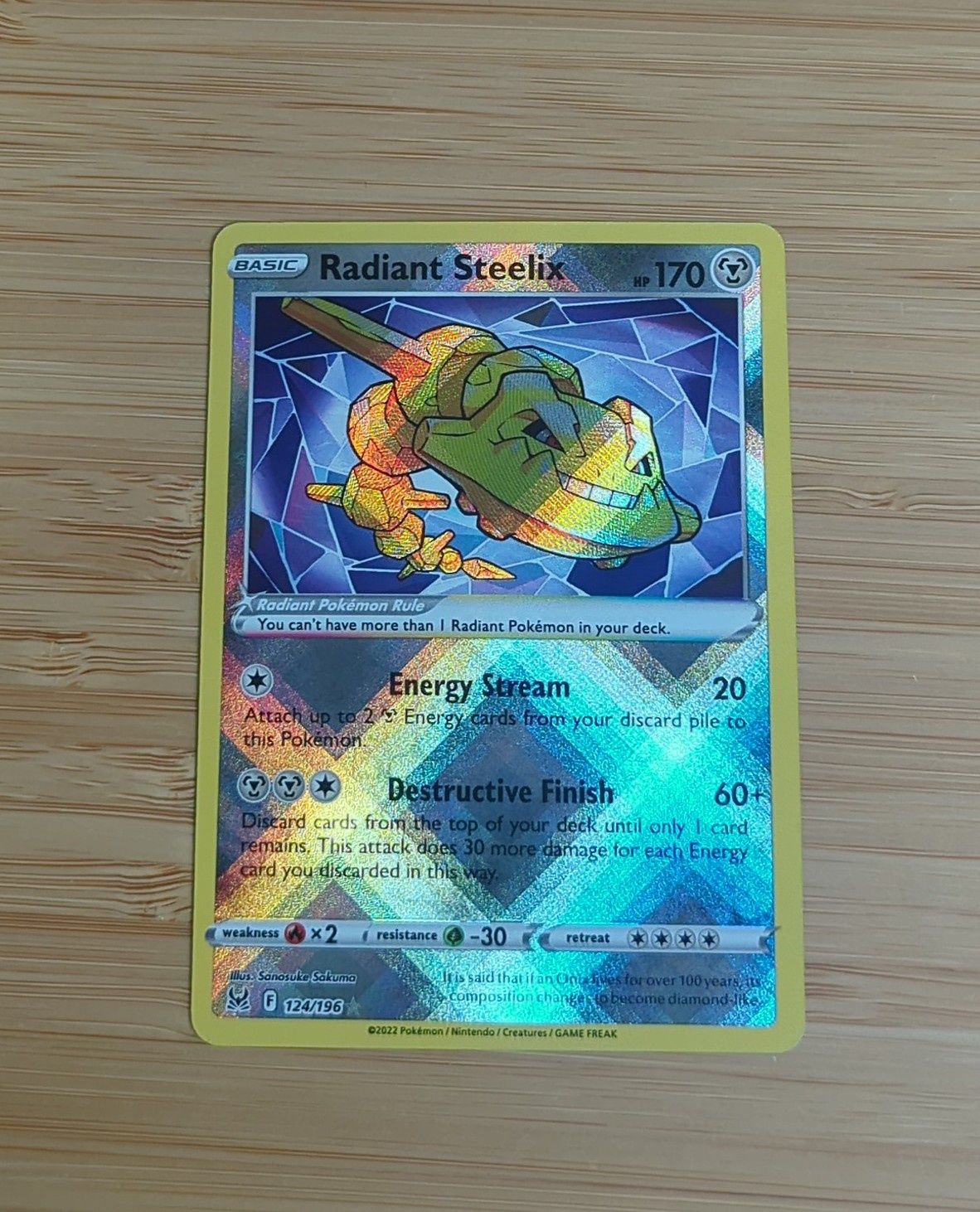 Radiant Steelix - 124/196 - Lost Origins - NM