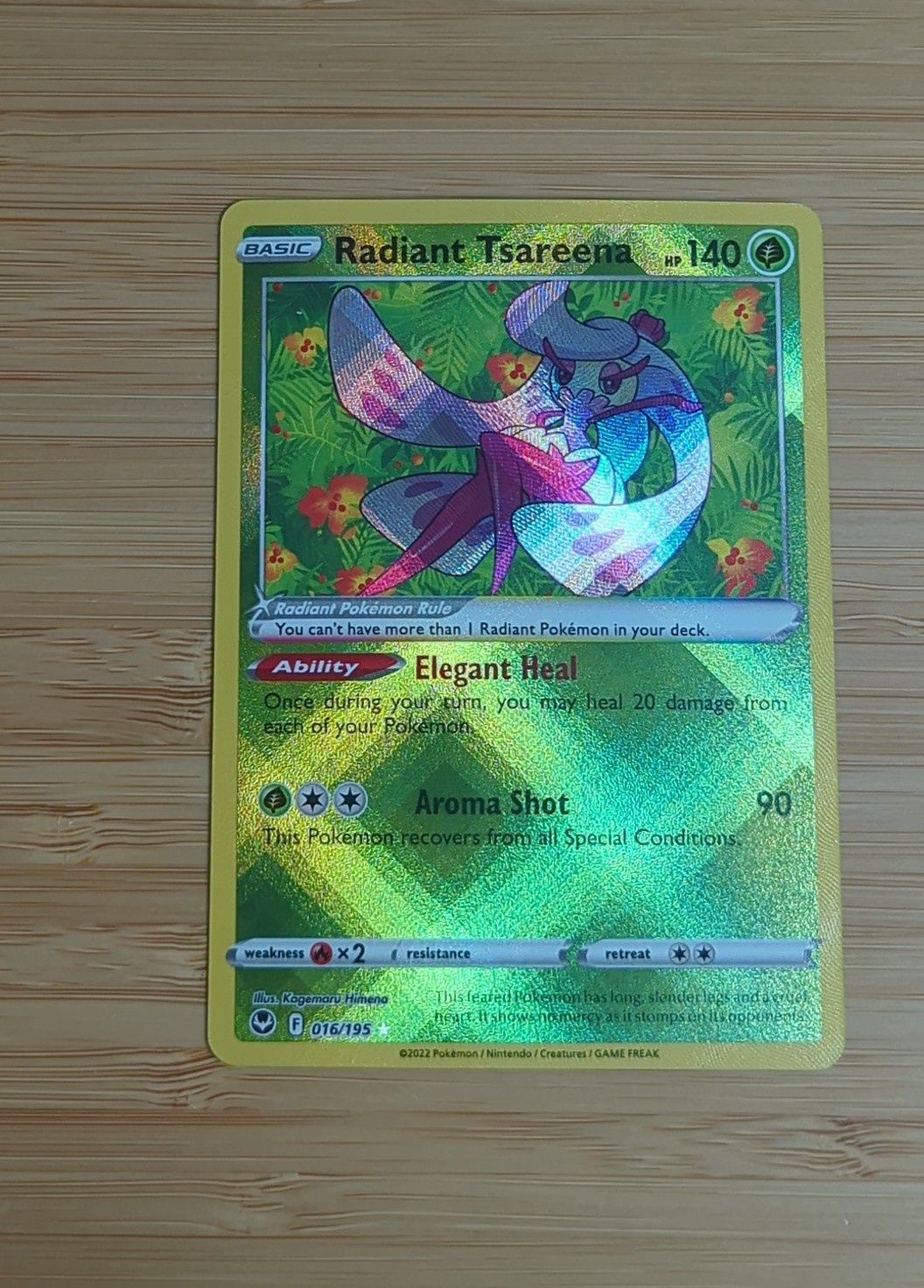 Radiant Tsareena - 016/195 - Silver Tempest - NM