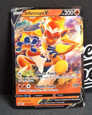 Infernape V - SWSH252 - Promo - NM Infernape V - SWSH252 - Promo - NM