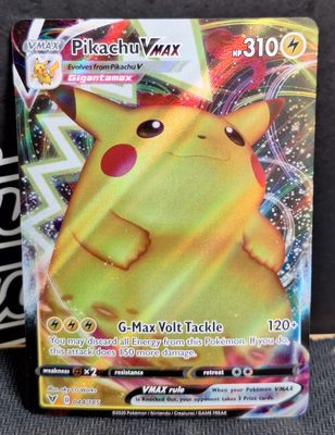 Pikachu VMAX - 044/185 - Vivid Voltage - NM Pikachu VMAX - 044/185 - Vivid Voltage - NM