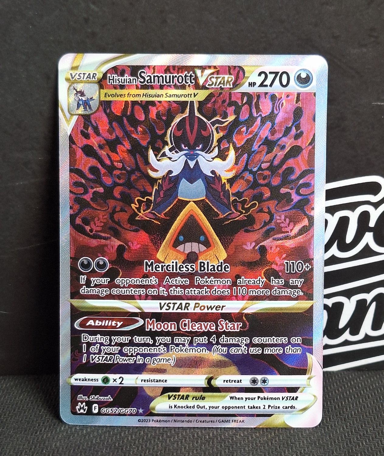 Hisuian Samurott VSTAR - GG52/GG70 - Crown Zenith - NM Hisuian Samurott VSTAR - GG52/GG70 - Crown Zenith - NM