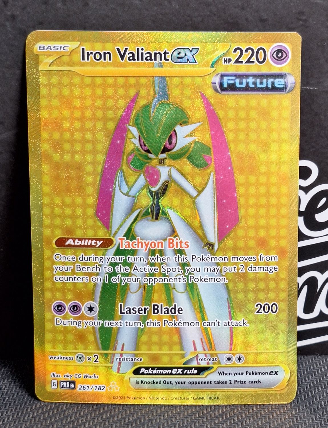Iron Valiant EX - 261/182 - Paradox Rift- NM