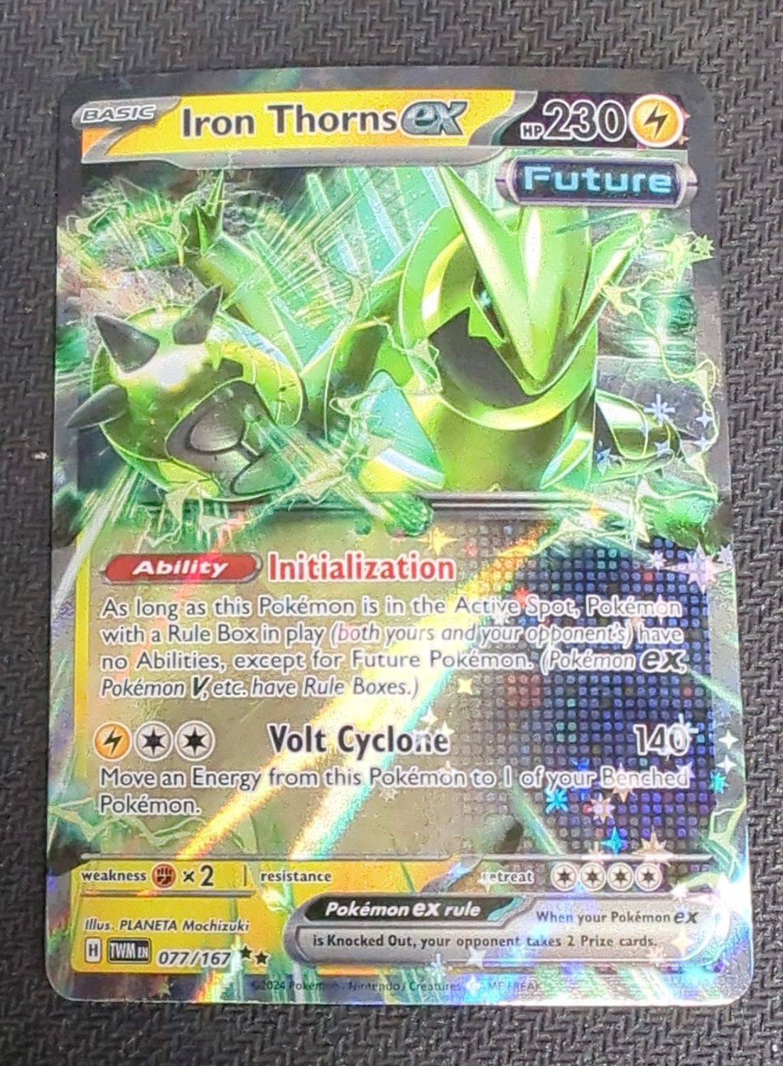 Iron Thorns EX - 077/167 - Twilight Masquerade - NM Iron Thorns EX - 077/167 - Twilight Masquerade - NM