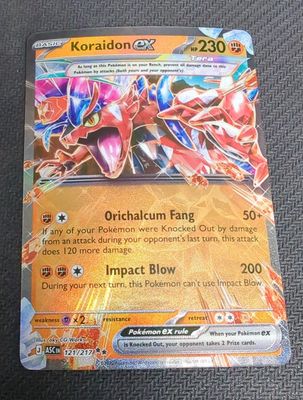Koraidon EX - 121/217 - Ascended Heroes - NM Koraidon EX - 121/217 - Ascended Heroes - NM
