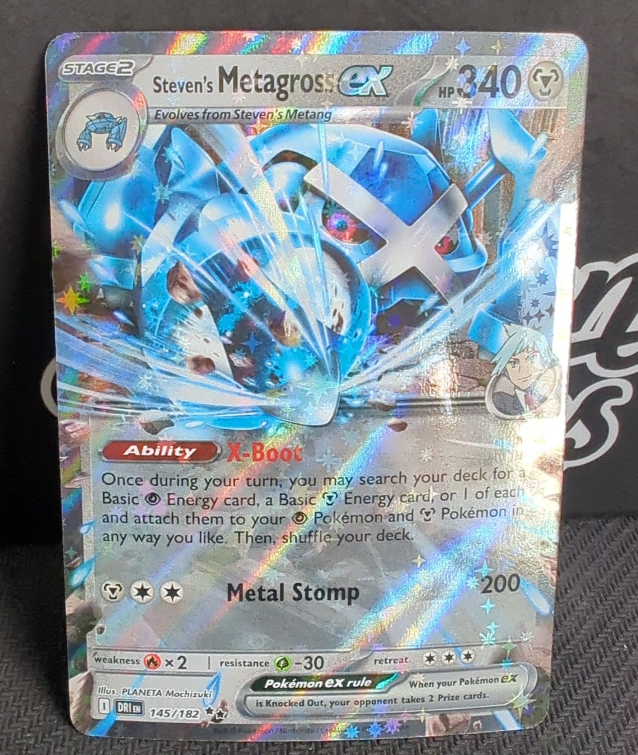 Steven's Metagross EX - 145/182 - Destined Rivals - NM