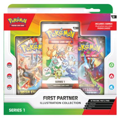 Pokémon First Partner Illustration Collection - Series 1