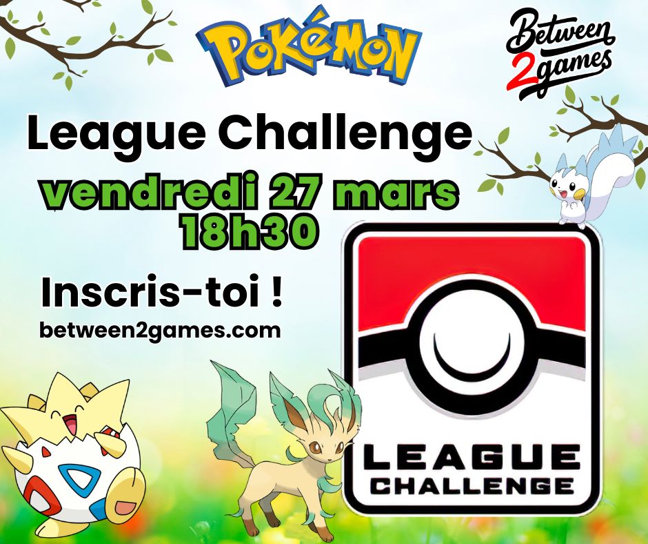 League Challenge Pokémon 27 mars 2026