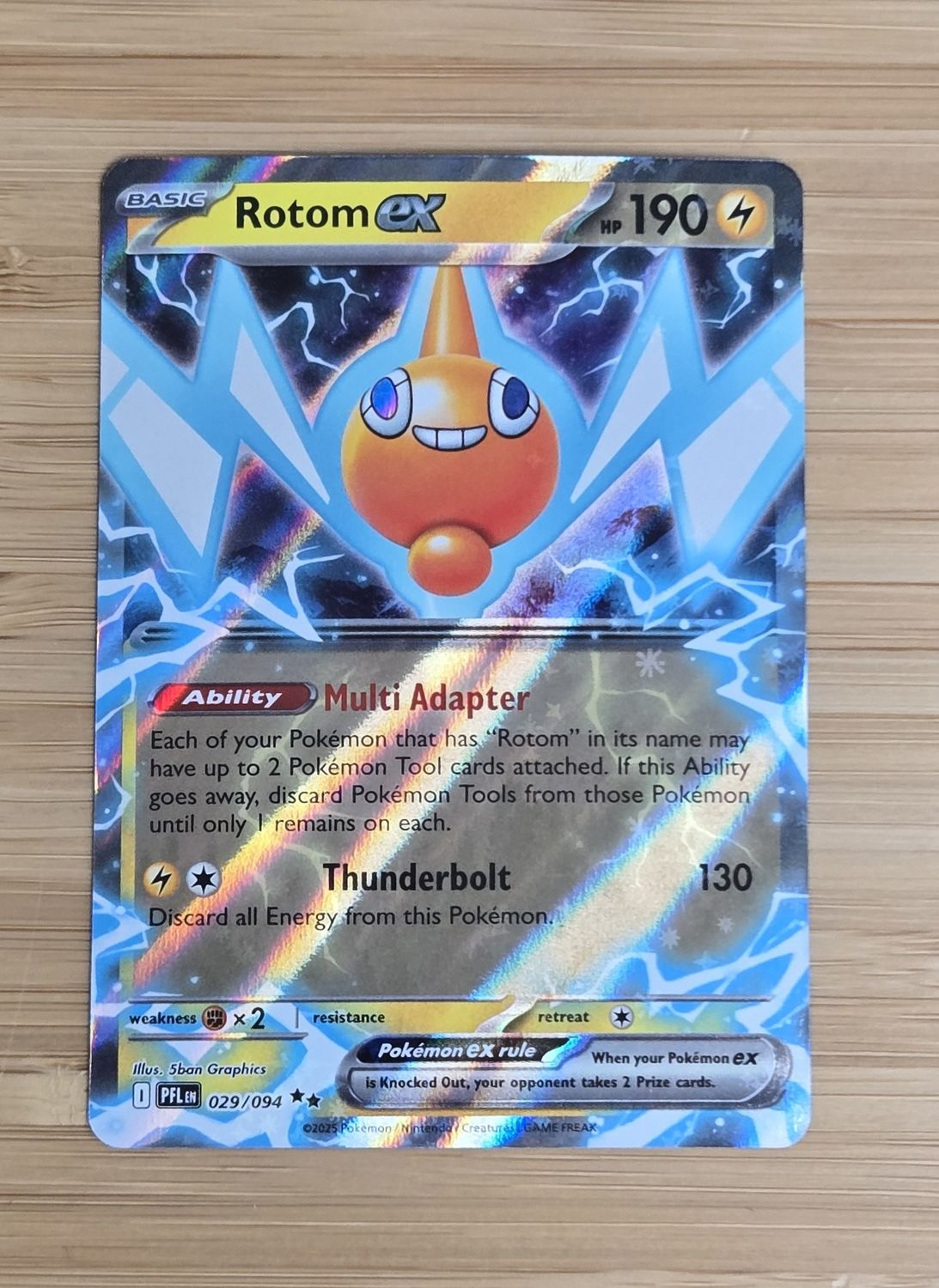 Rotom ex - 029/094 - Phantasmal Flames - NM Rotom ex - 029/094 - Phantasmal Flames - NM
