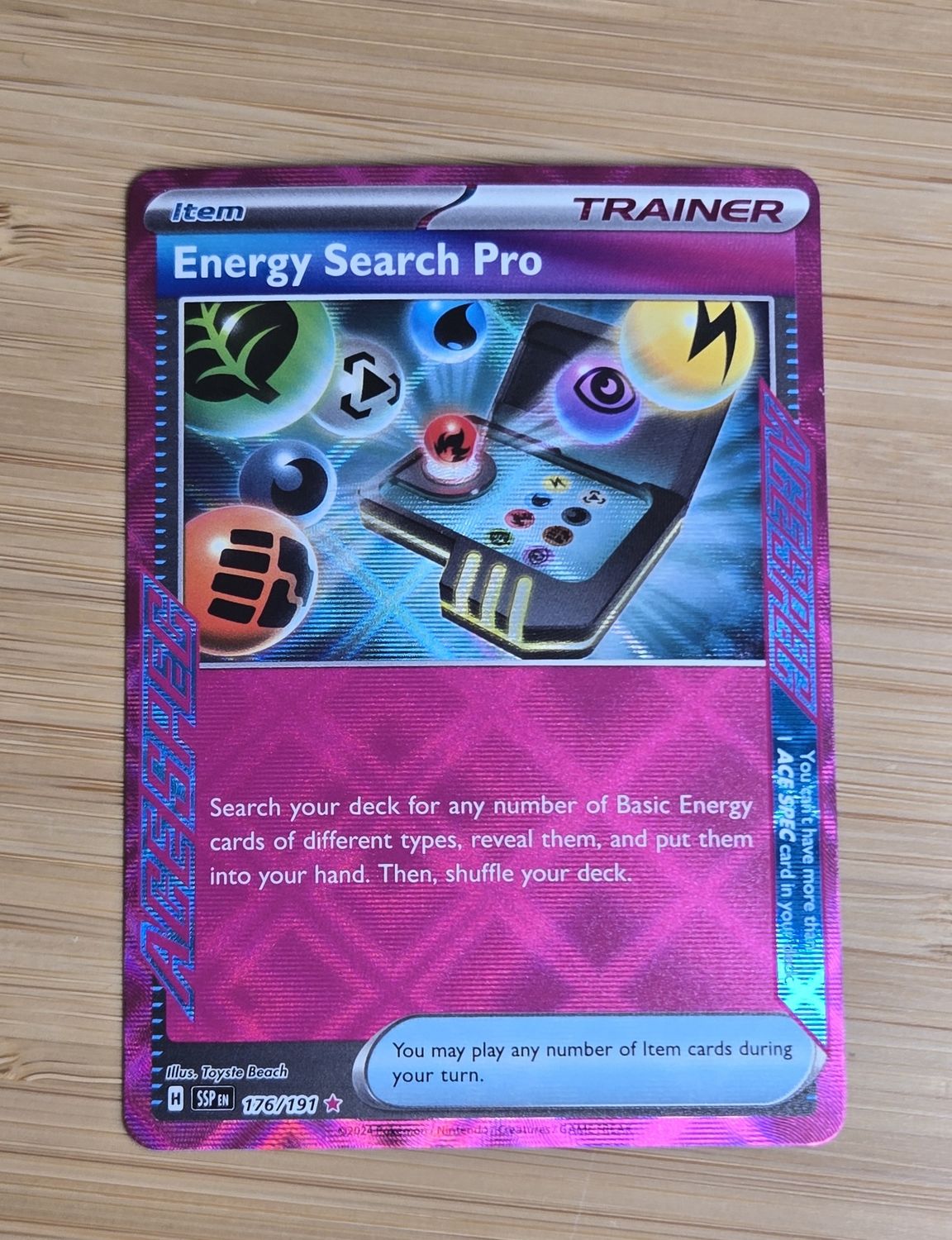Energy Search Pro - 176/191 - Surging Sparks - NM