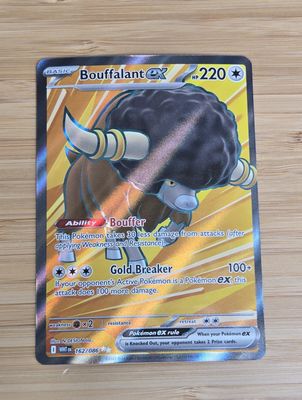 Bouffalant ex - 162/086 - White Flare - NM