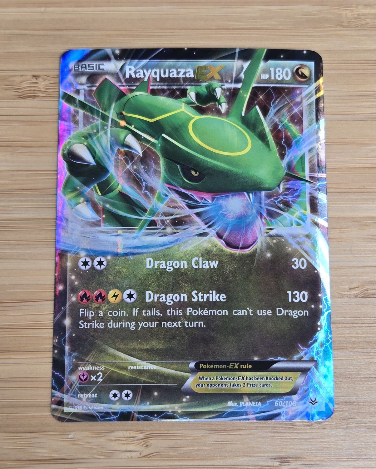 Rayquaza EX - 60/108 - Roaring Skies - LP