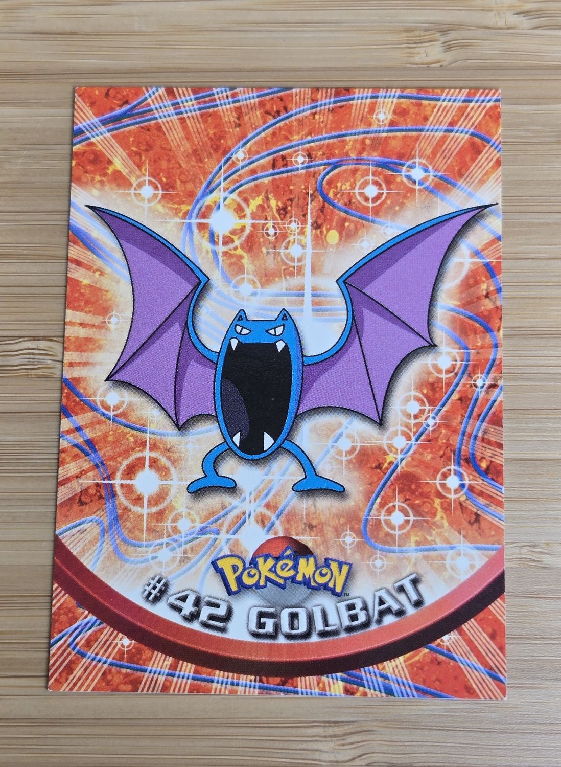 Golbat - #42 - Topps Pokémon TV Animation - Black Logo - NM