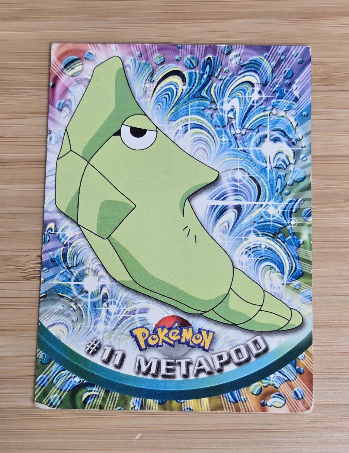 Metapod - #11 - Topps Pokémon TV Animation - Black Logo - LP