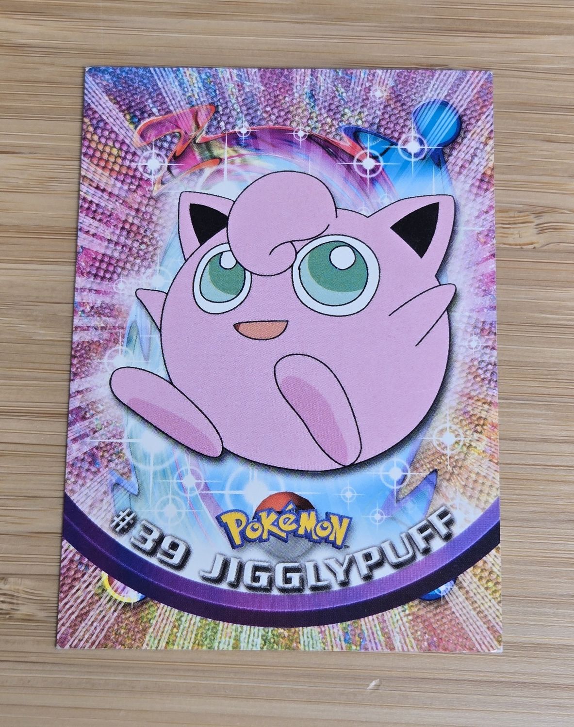 Jigglypuff - #39 - Topps Pokémon TV Animation - Red Logo - LP