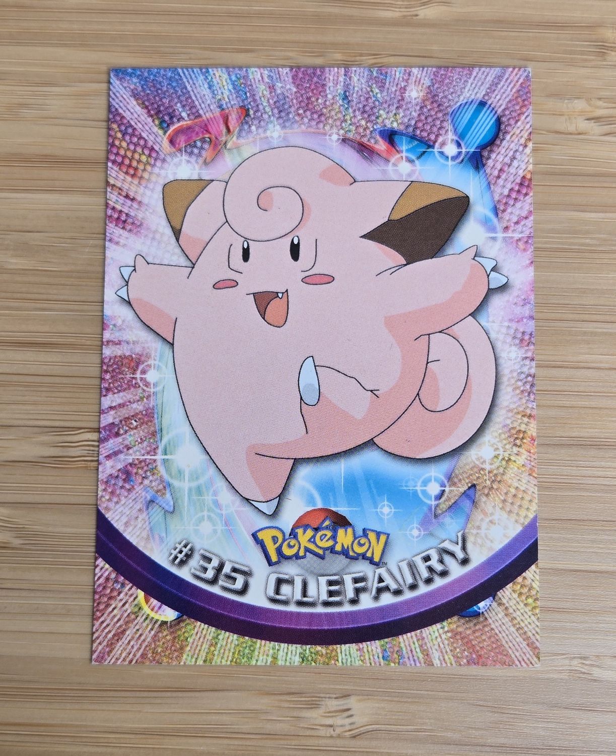 Clefairy - #35 - Topps Pokémon TV Animation - Red Logo - NM