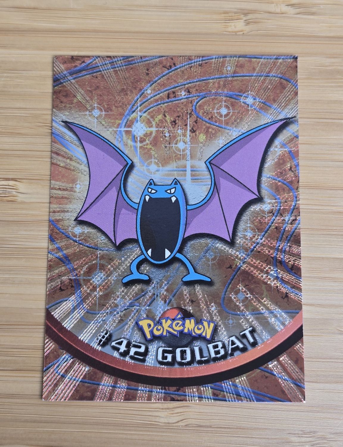 Golbat Holo Rays - #42 - Topps Pokémon TV Animation - Black Logo - LP »