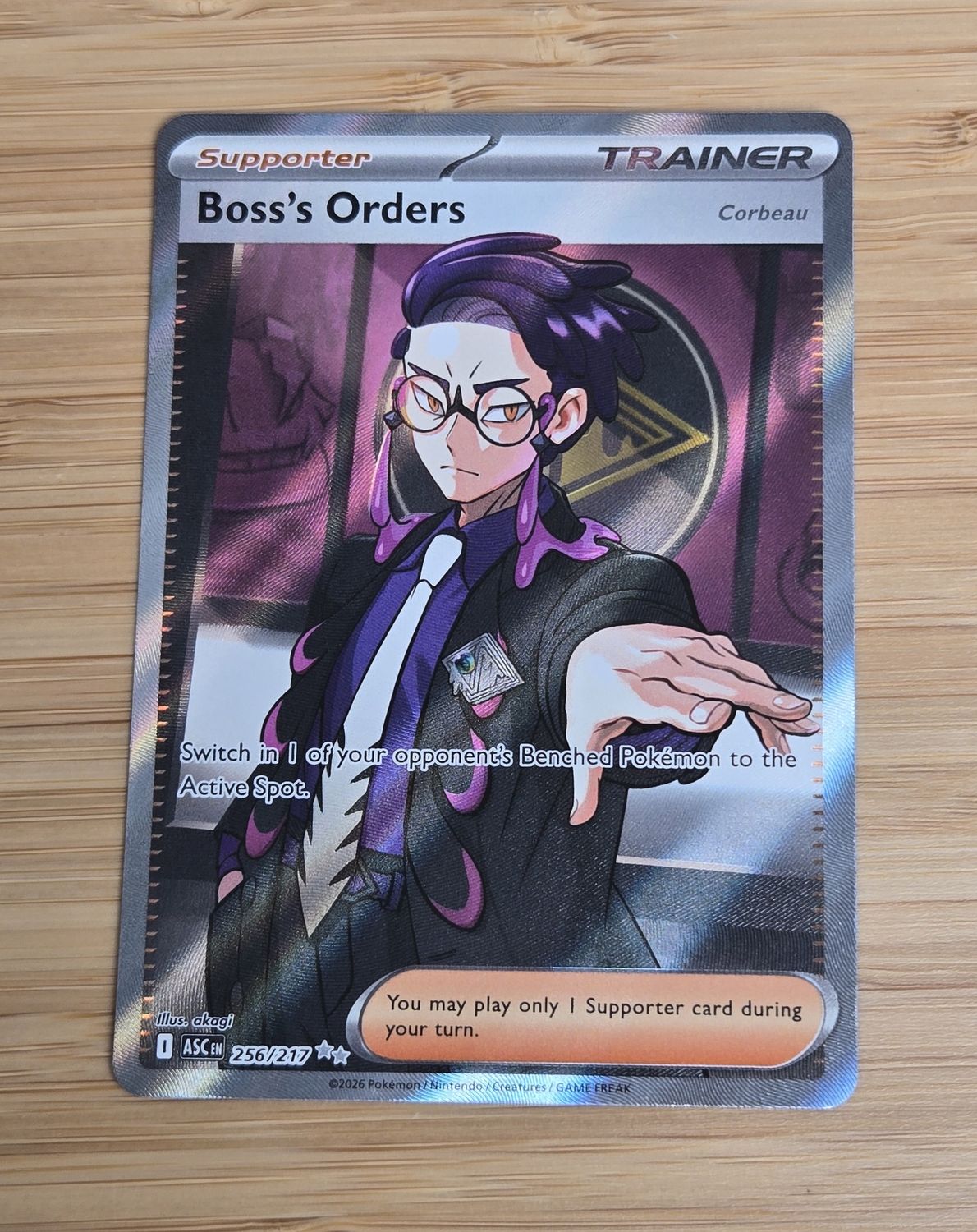 Boss's Orders Corbeau - 265/217 - Ascended Heroes - NM