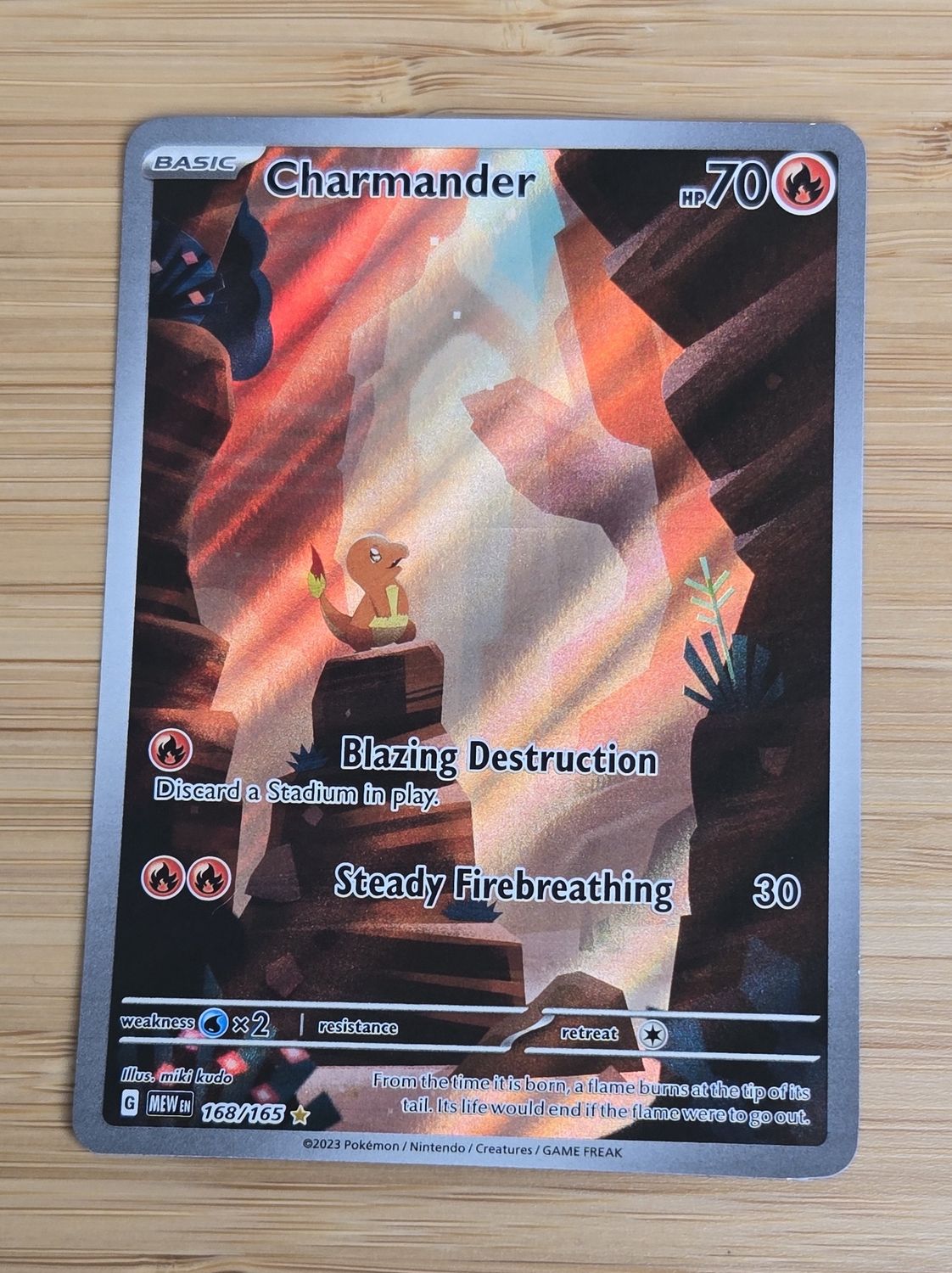 Charmander - 168/165 - Pokémon 151 - NM