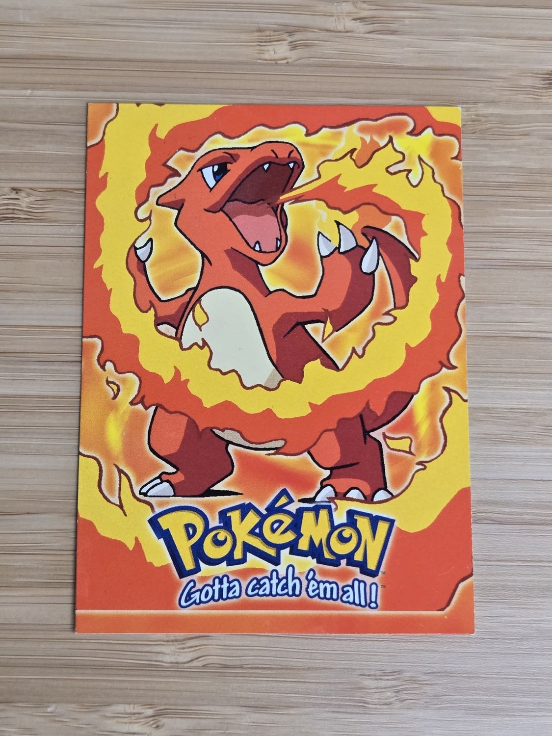 Charmeleon - E5 of 12 - Topps Pokémon TV Animation - Blue Logo - NM