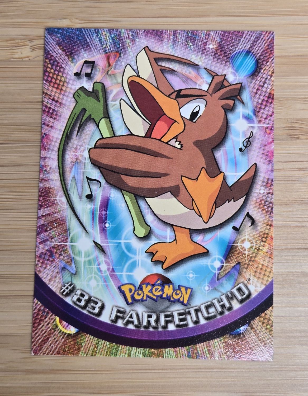 Farfetche'd - #83 - Topps Pokémon TV Animation - Blue Logo - NM