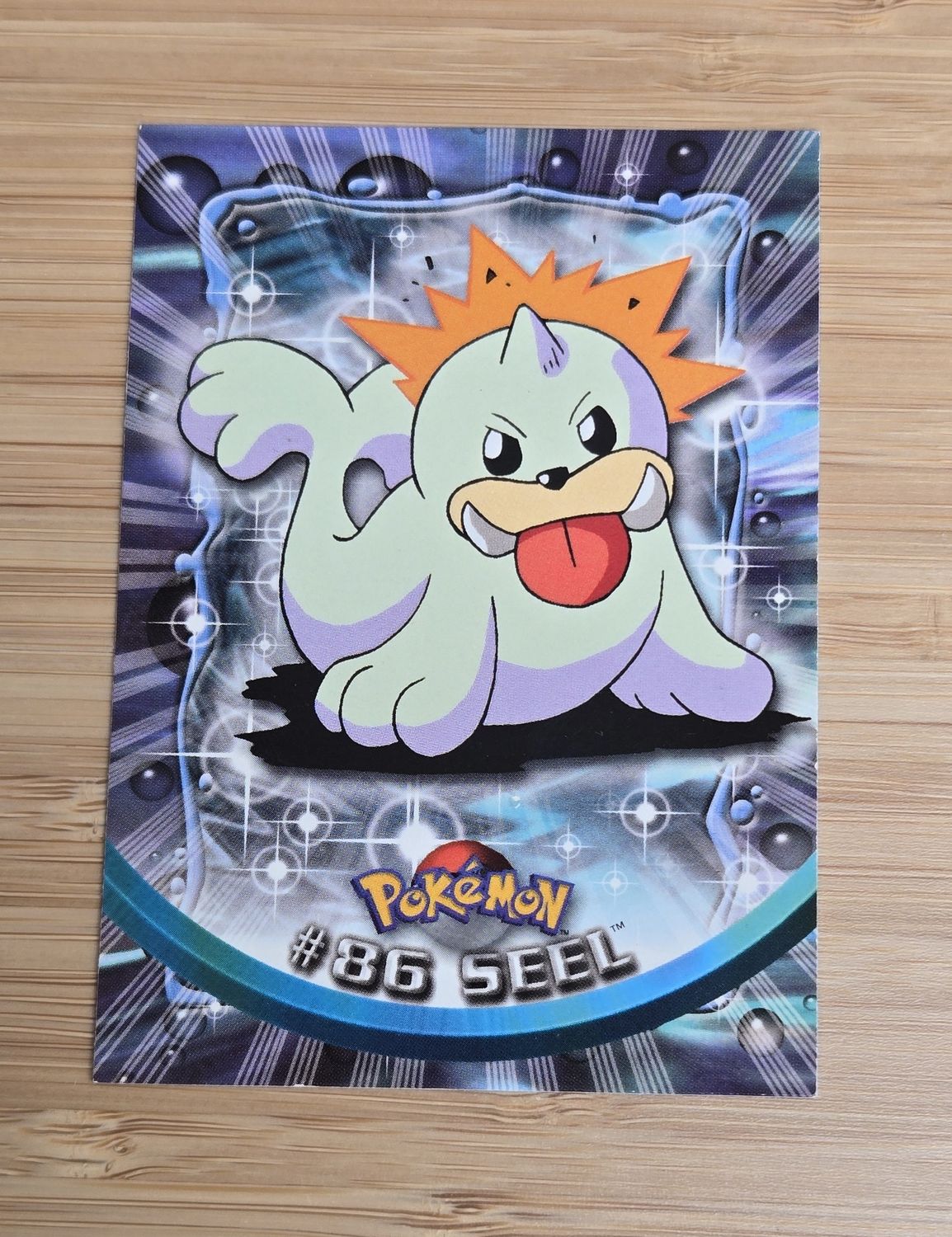 Seel - #86 - Topps Pokémon TV Animation - Blue Logo - NM