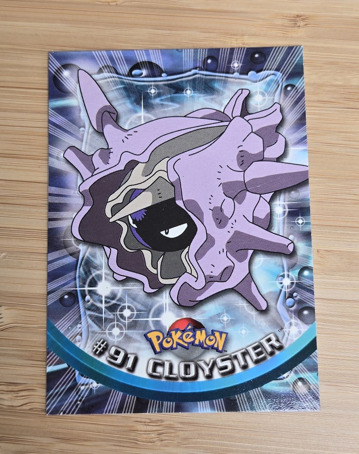 Cloyster - #914 - Topps Pokémon TV Animation - Blue Logo - NM