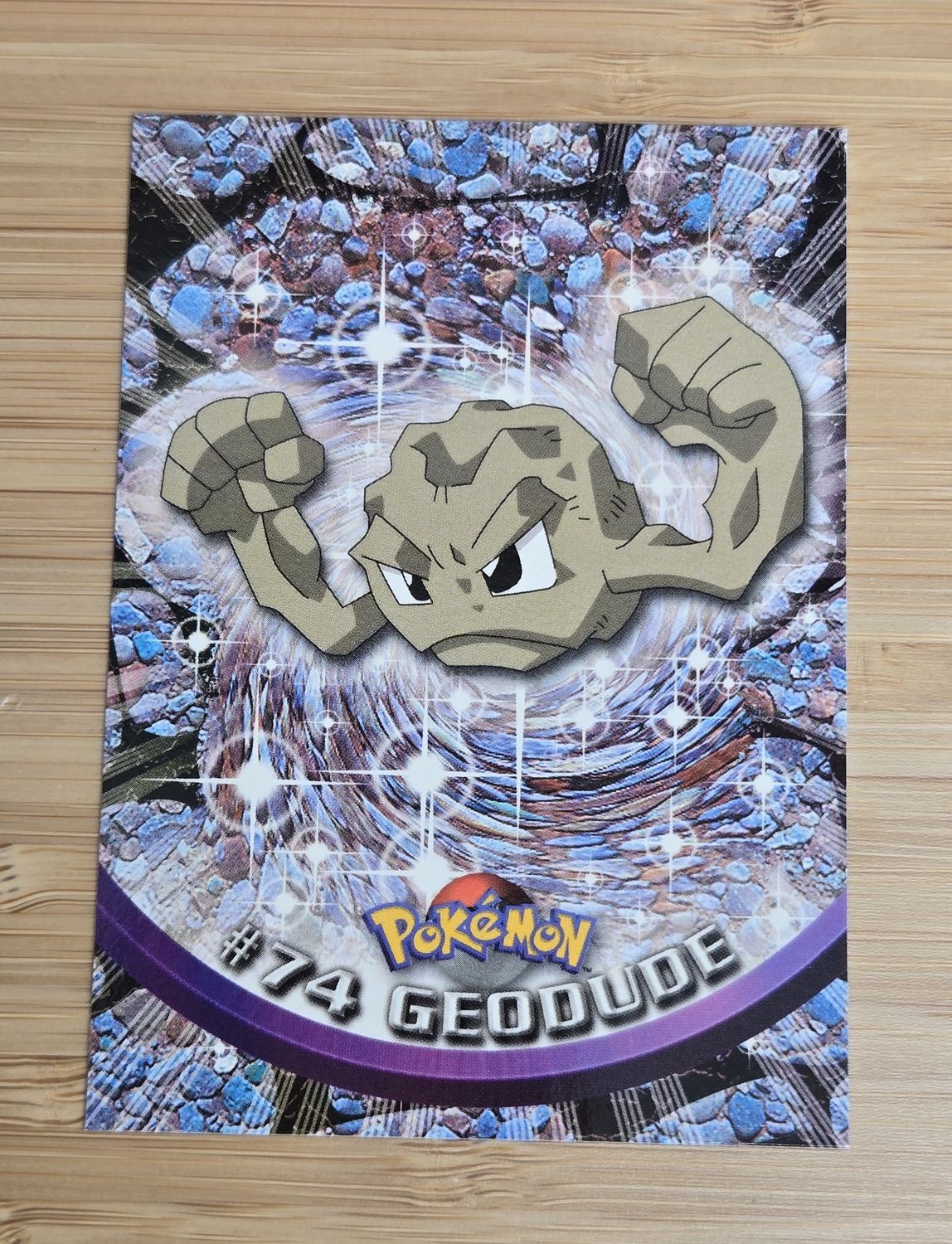 Geodude - #74 - Topps Pokémon TV Animation - Blue Logo - NM