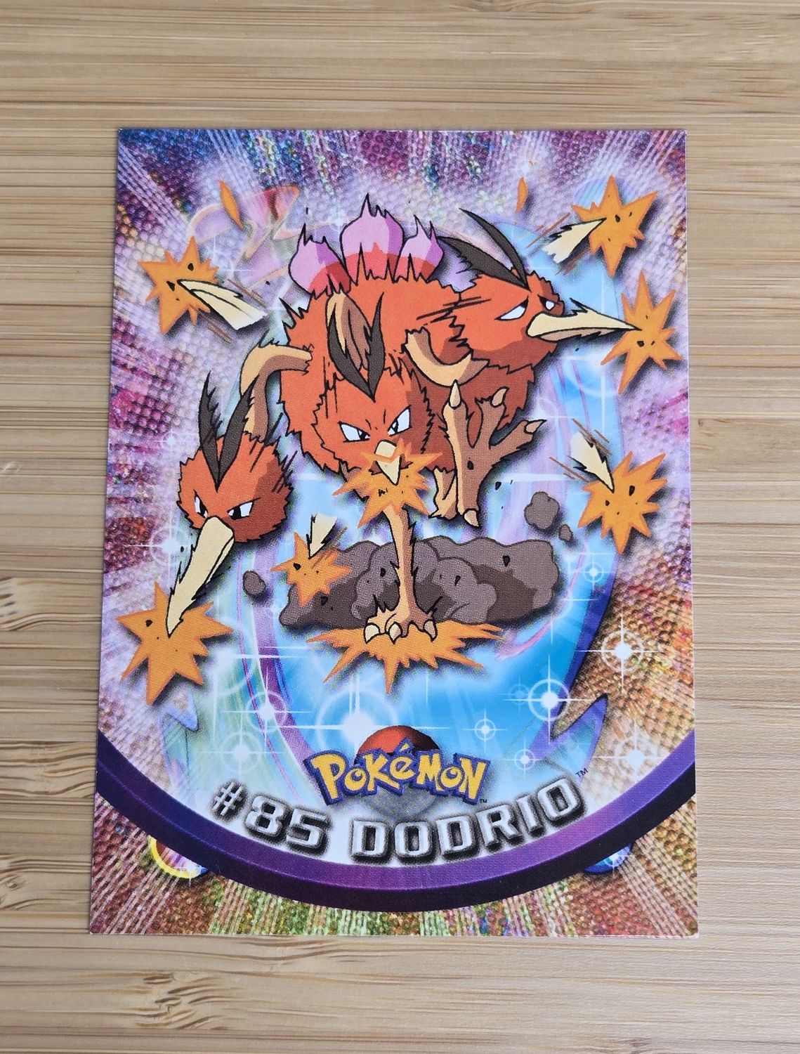 Dodrio - #85 - Topps Pokémon TV Animation - Blue Logo - NM