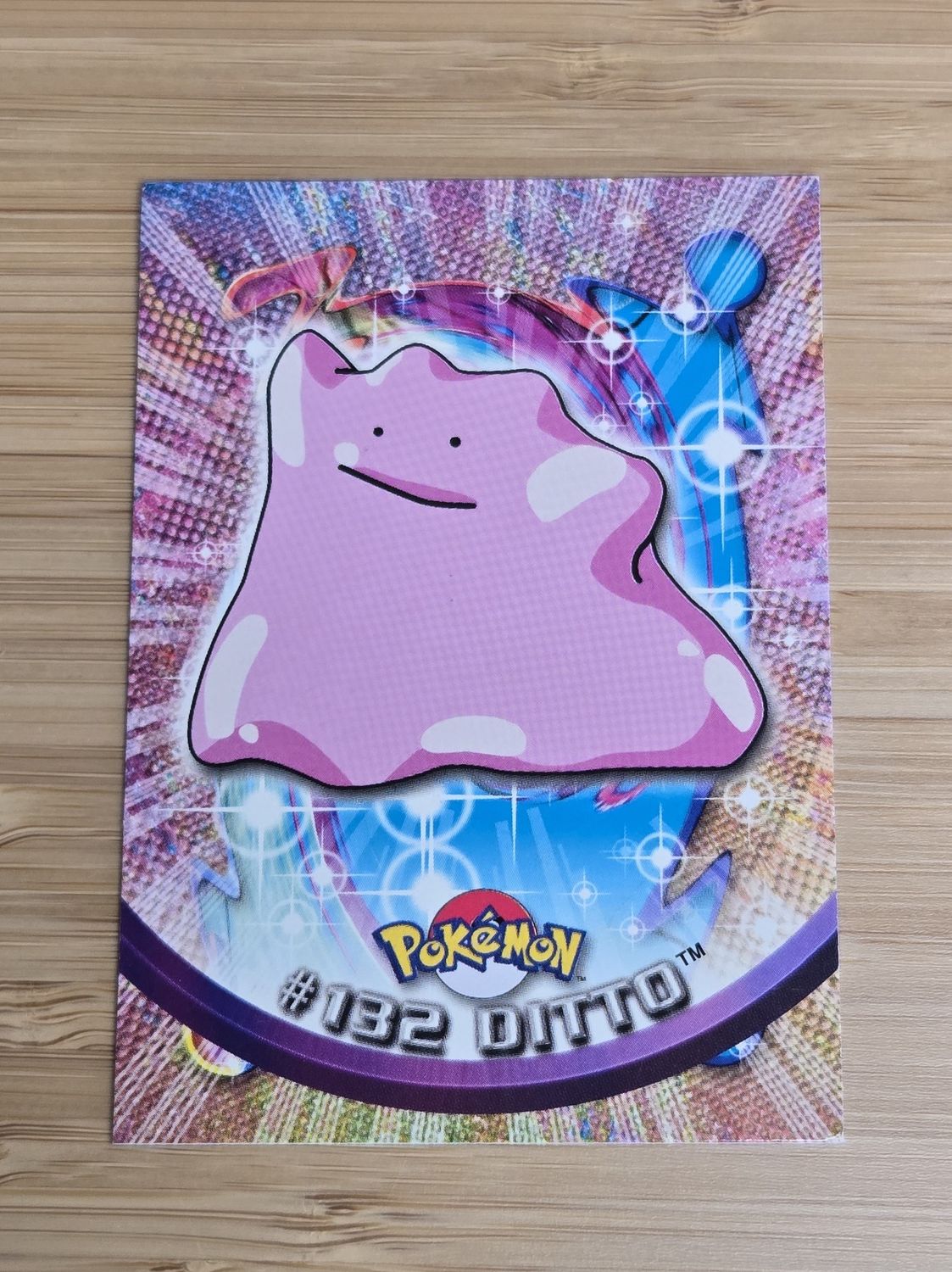 Ditto - #132 - Topps Pokémon TV Animation - Blue Logo - NM