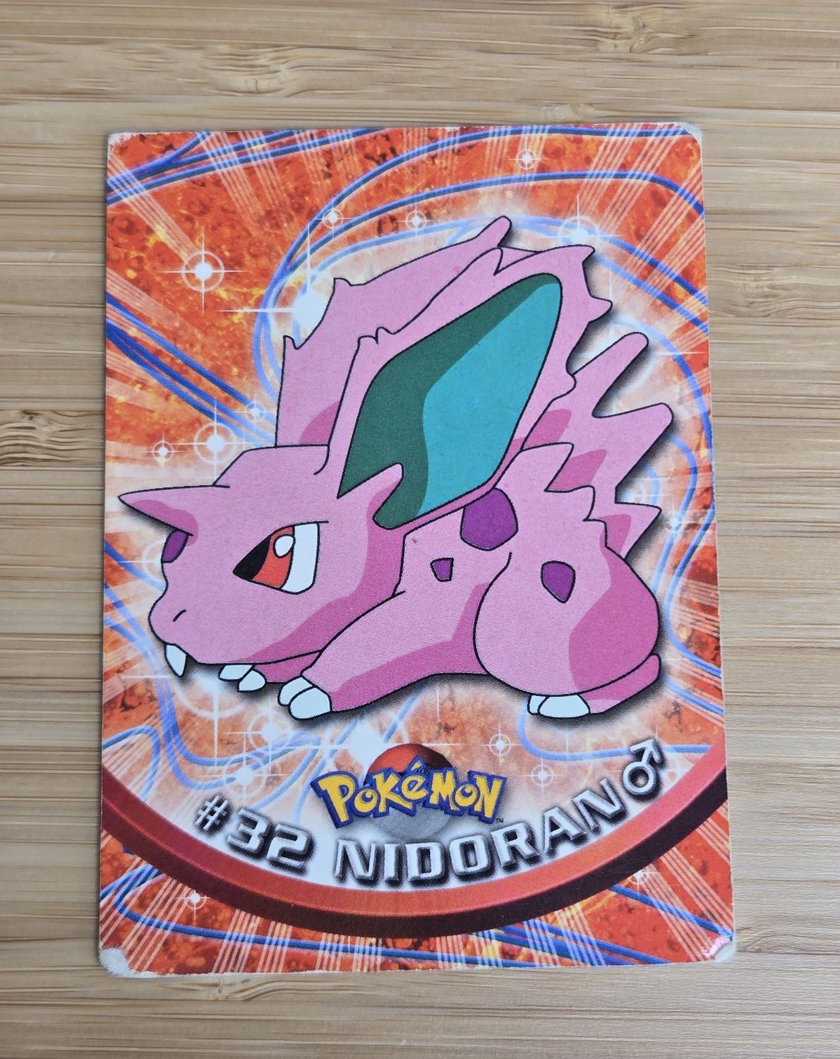 Nidoran (male) - #32 - Topps Pokémon TV Animation - Blue Logo - MP