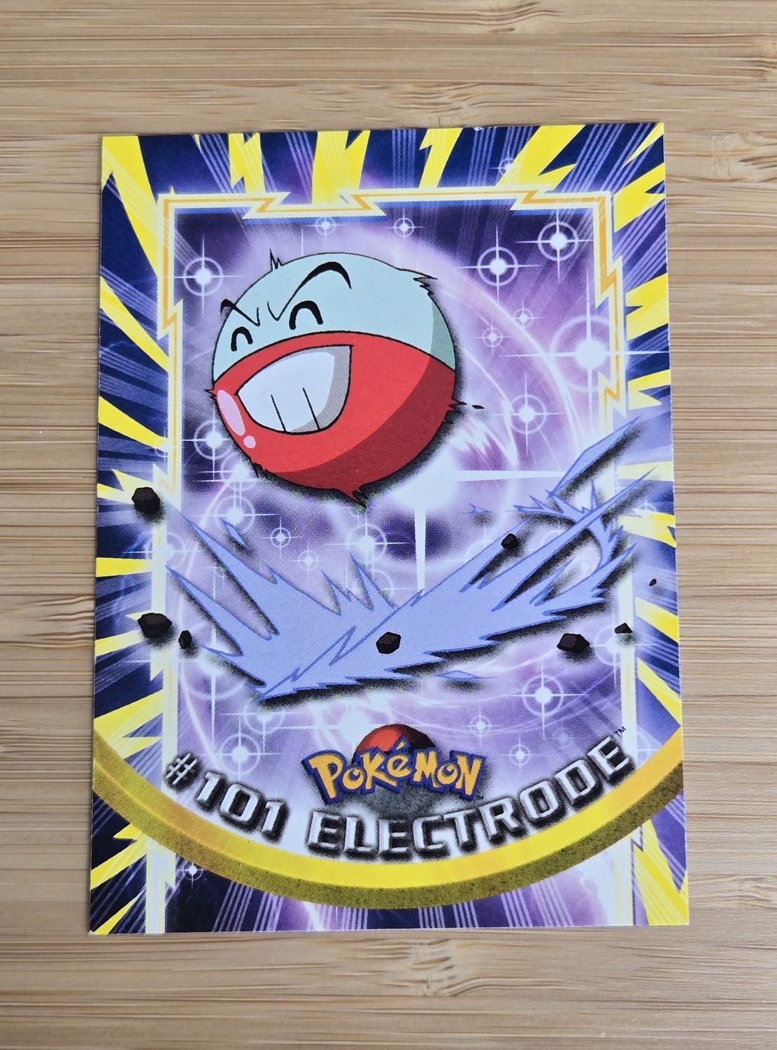 Electrode - #101 - Topps Pokémon TV Animation - Blue Logo - NM