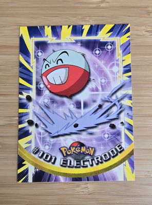 Electrode - #101 - Topps Pokémon TV Animation - Blue Logo - NM