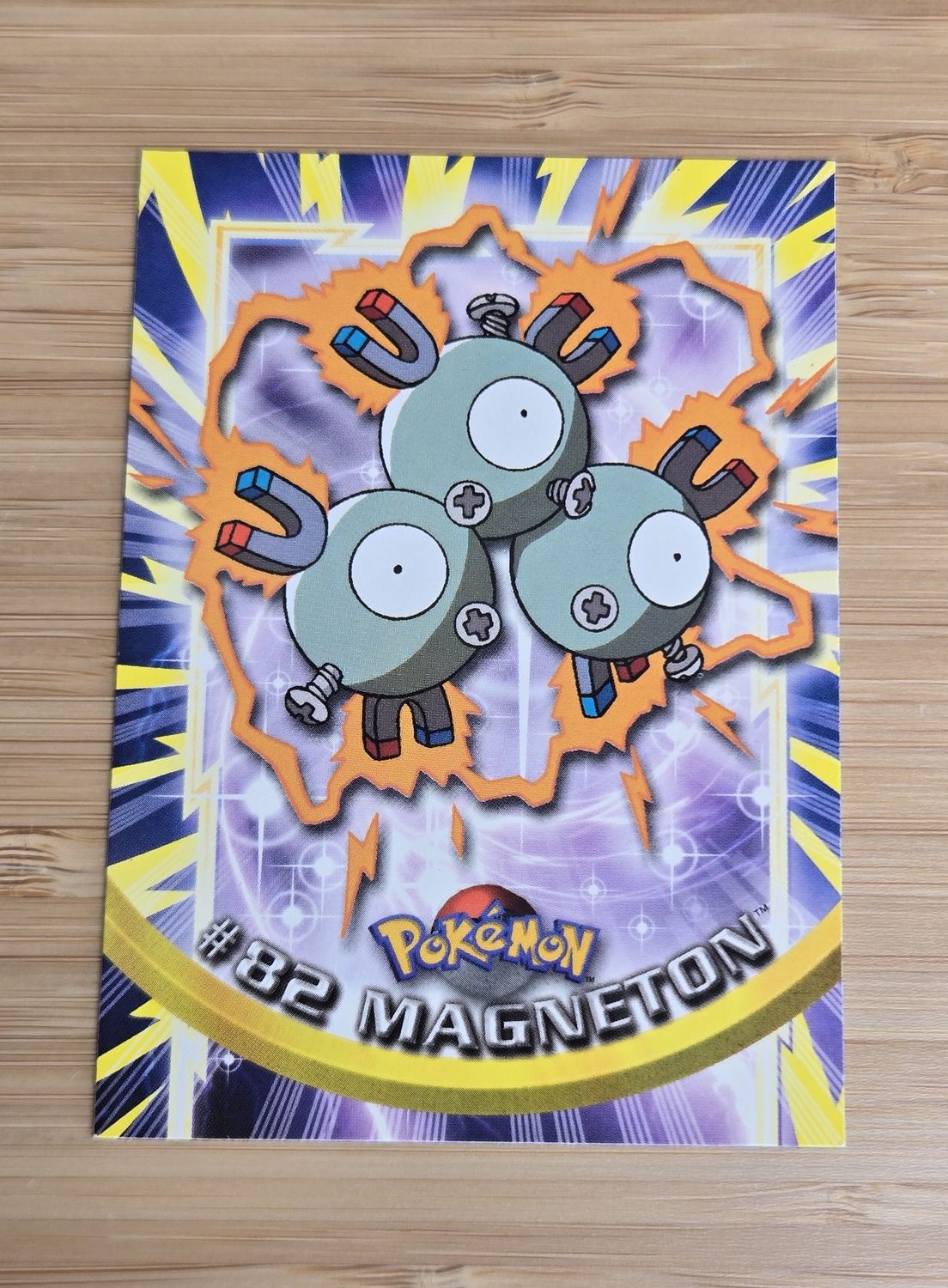 Magneton - #82 - Topps Pokémon TV Animation - Blue Logo - NM