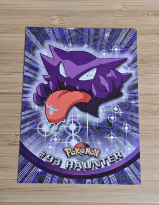 Haunter - #93 - Topps Pokémon TV Animation - Blue Logo - NM