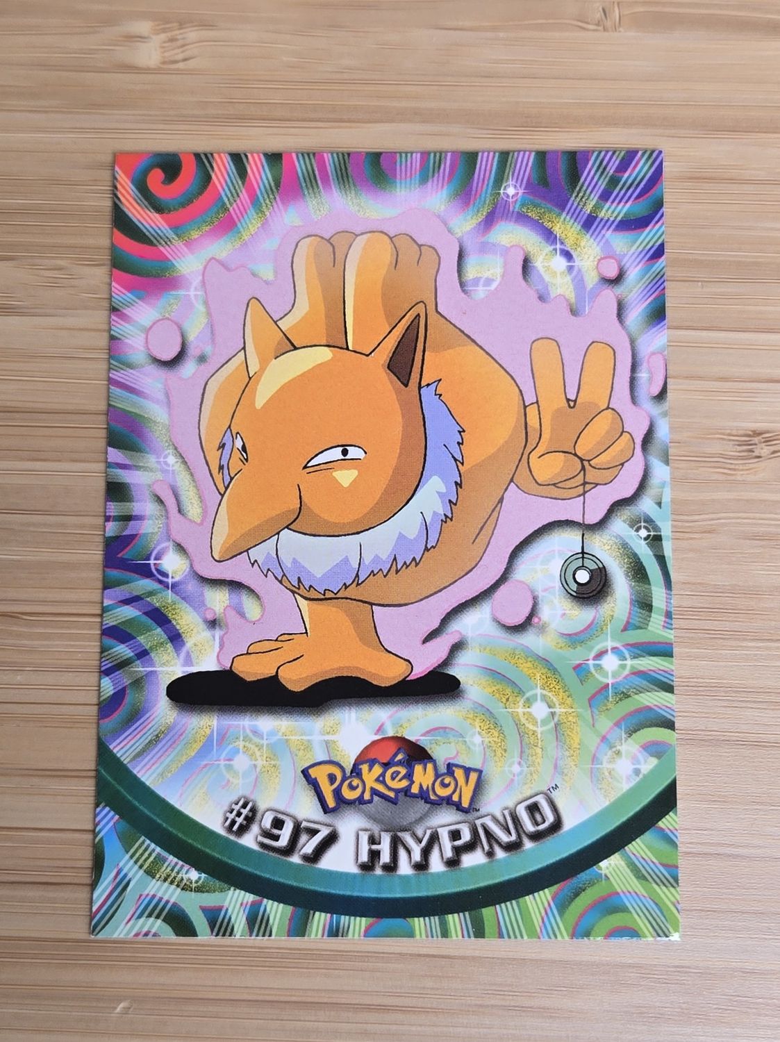 Hypno - #97 - Topps Pokémon TV Animation - Blue Logo - NM
