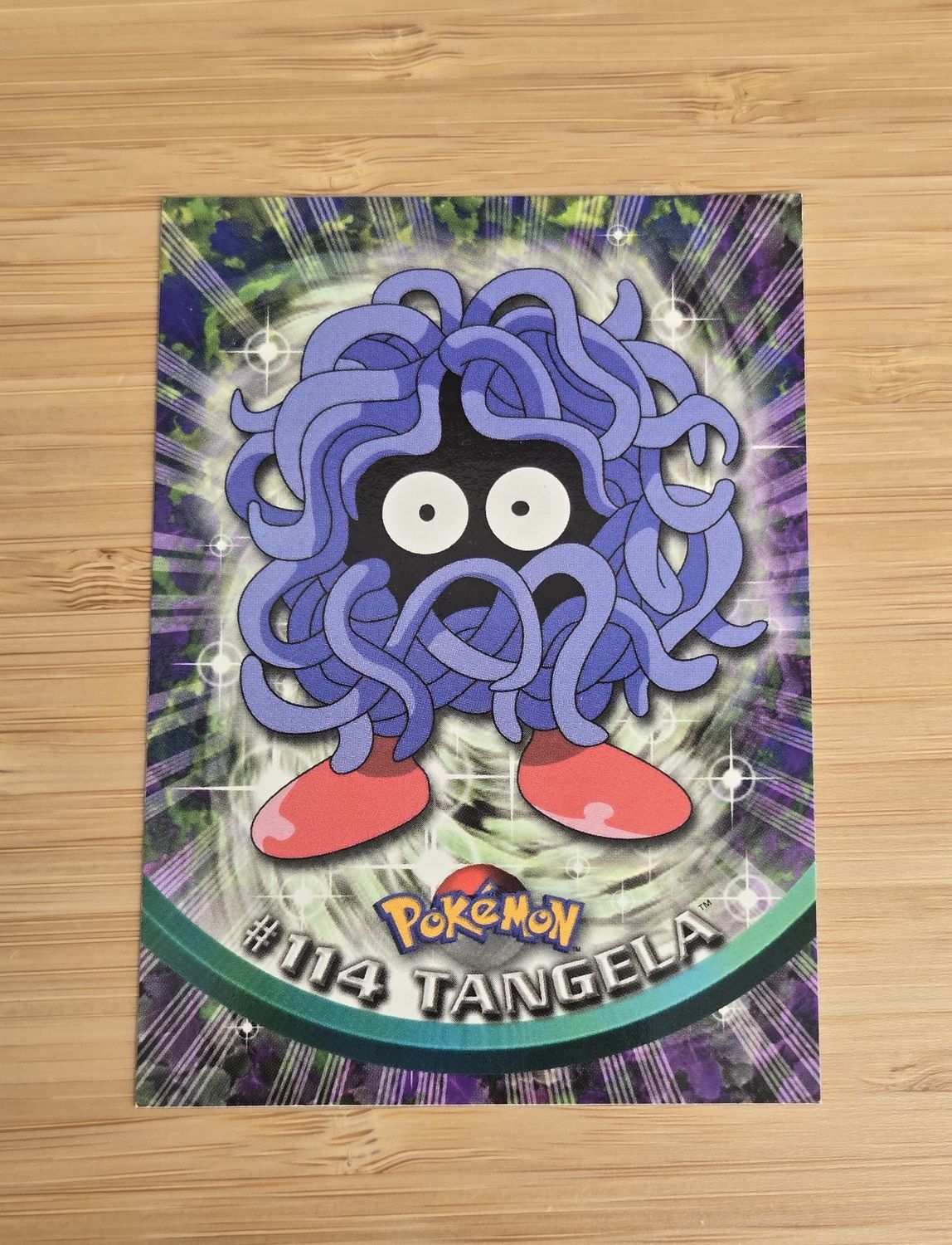 Tangela - #114 - Topps Pokémon TV Animation - Blue Logo - NM