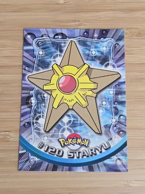 Staryu - #120 - Topps Pokémon TV Animation - Blue Logo - NM