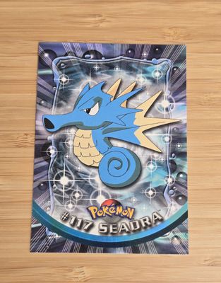 Seadra - #117 - Topps Pokémon TV Animation - Blue Logo - NM