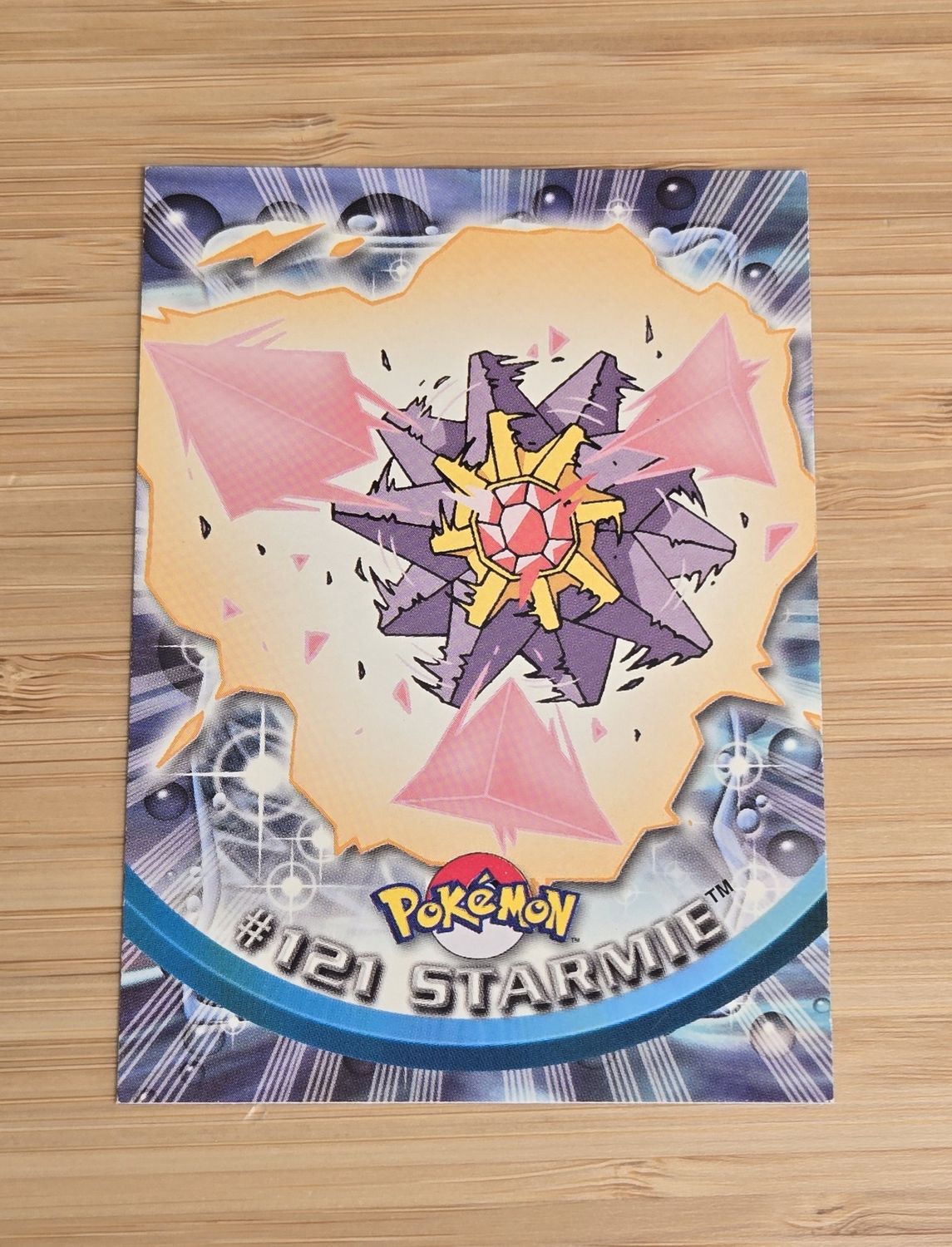 Starmie - #121 - Topps Pokémon TV Animation - Blue Logo - NM
