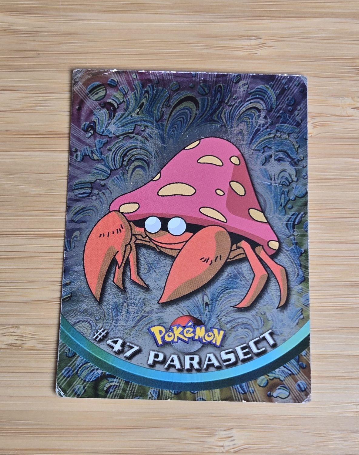 Parasect - #47 - Foil - Topps Pokémon TV Animation - Blue Logo - LP Parasect - #47 - Foil - Topps Pokémon TV Animation - Blue Logo - LP